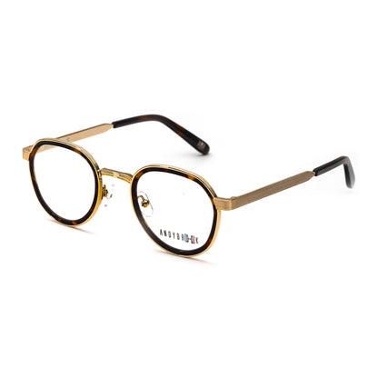 Lunettes de vue Andy Brook Cody C108 Écaille / doré profil