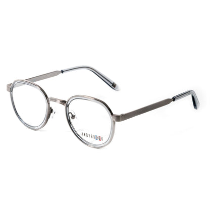 Lunettes de vue Andy Brook Cody C93 Gris cristal / gun profil