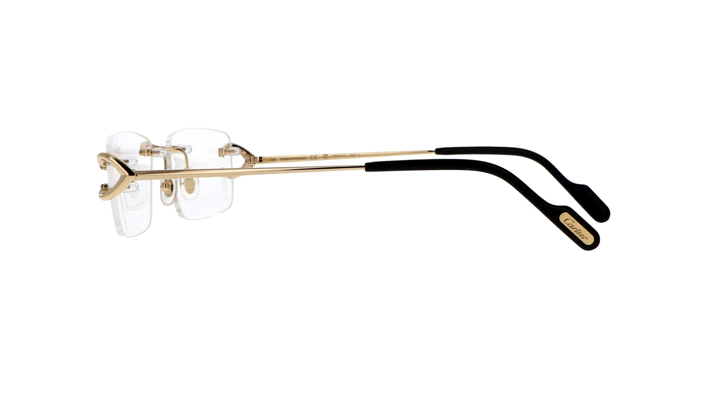 Lunettes de vue Cartier Core range CT0344O 003 56-19 Or
