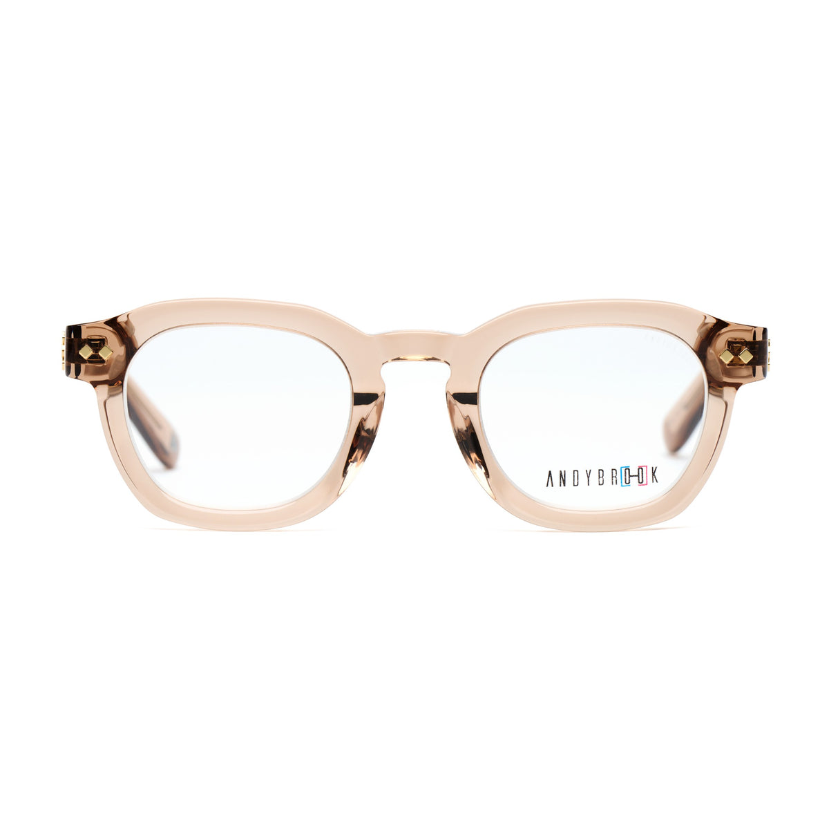 Lunettes de vue Andy Brook Jasper C132 Marron clair transparent
