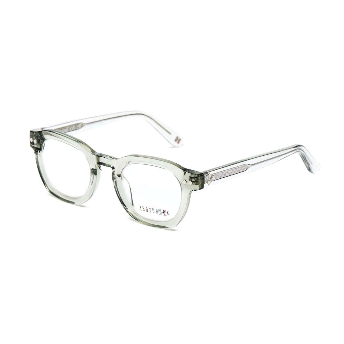 Lunettes de vue Andy Brook Jasper C9144 Vert clair transparent profil