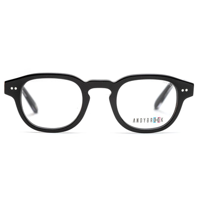 Lunettes de vue Andy Brook Larry SM C104 Noir brillant / extérieur branche translucide