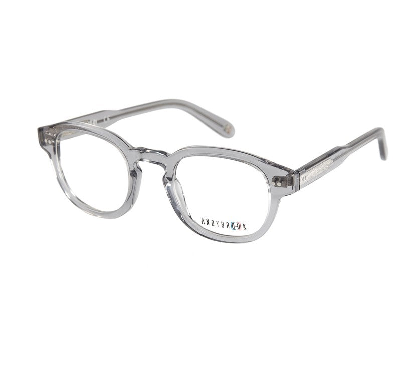 Lunettes de vue Andy Brook Larry SM C52 Gris translucide profil