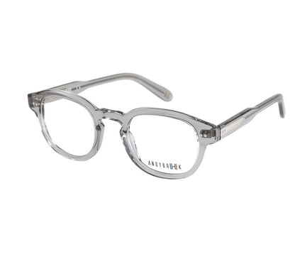 Lunettes de vue Andy Brook Larry SM C52 Gris translucide profil