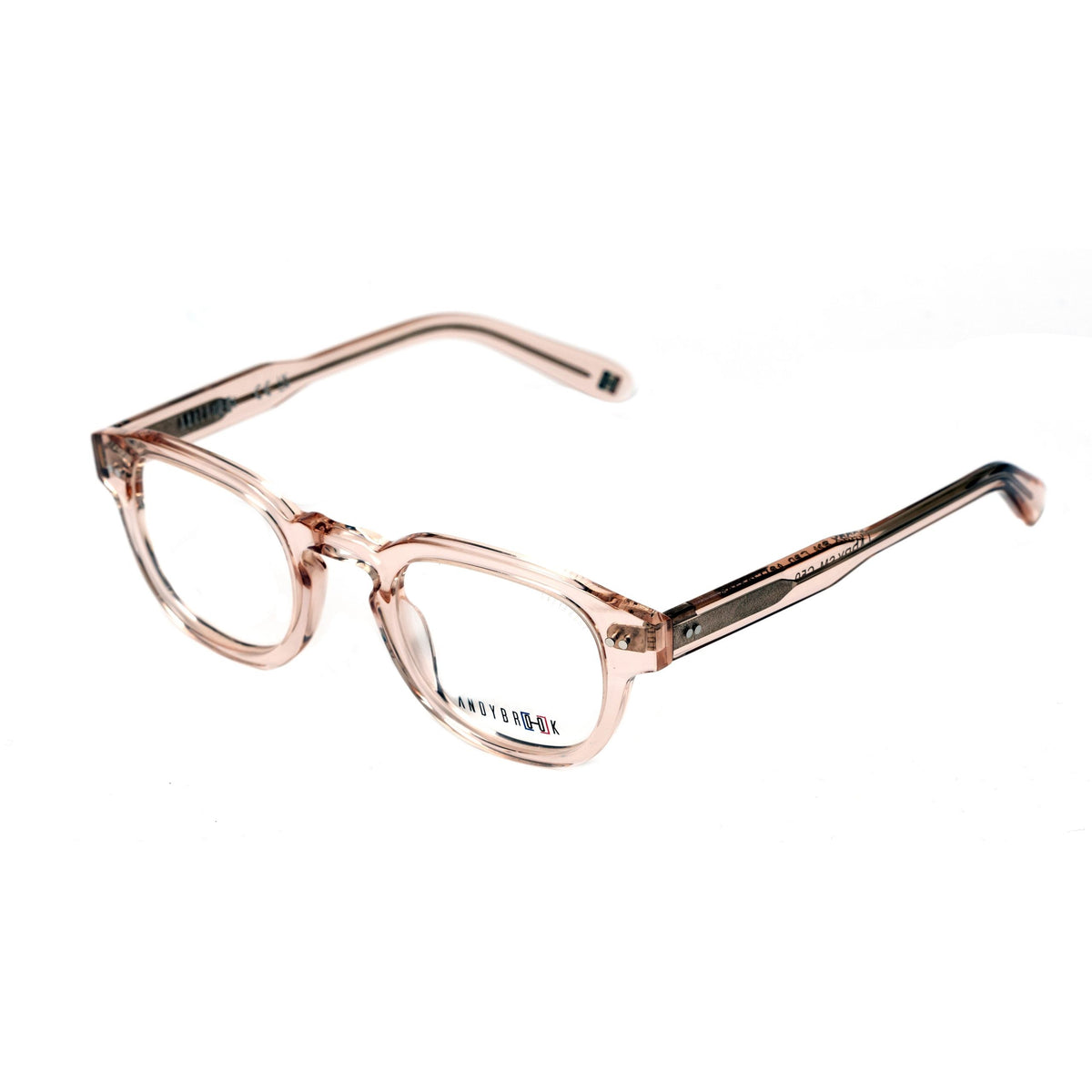 Lunettes de vue Andy Brook Larry SM C50 Rose cristal profil