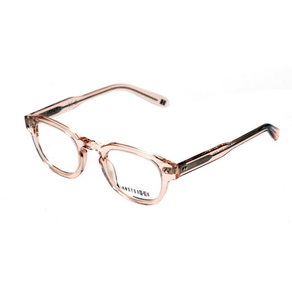 Lunettes de vue Andy Brook Larry SM C50 Rose cristal profil