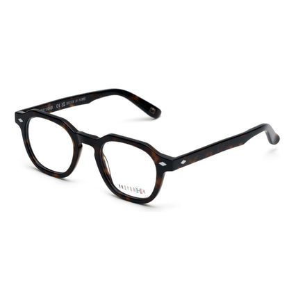 Lunettes de vue Andy Brook Leo C47 Écaille foncée profil