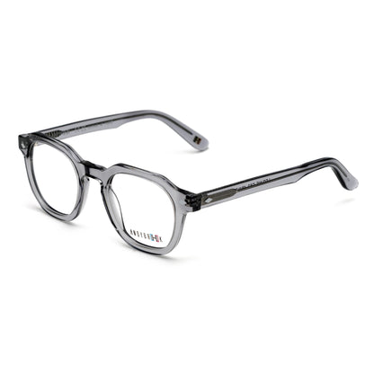 Lunettes de vue Andy Brook Leo C52 Gris translucide profil