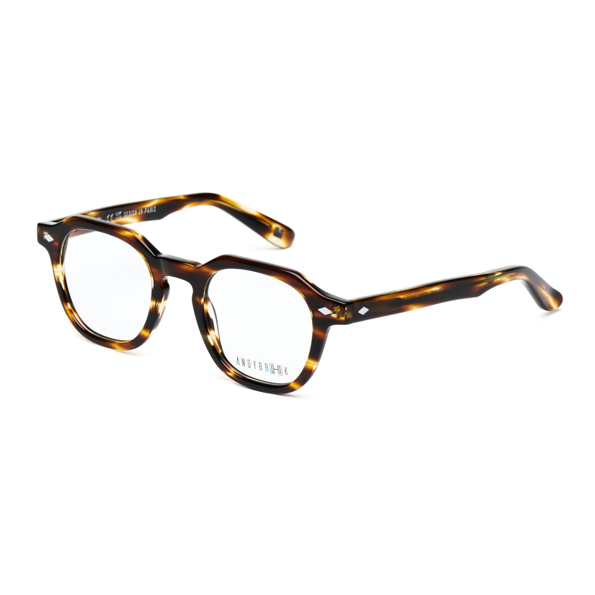 Lunettes de vue Andy Brook Leo C81 Écaille n°2 profil