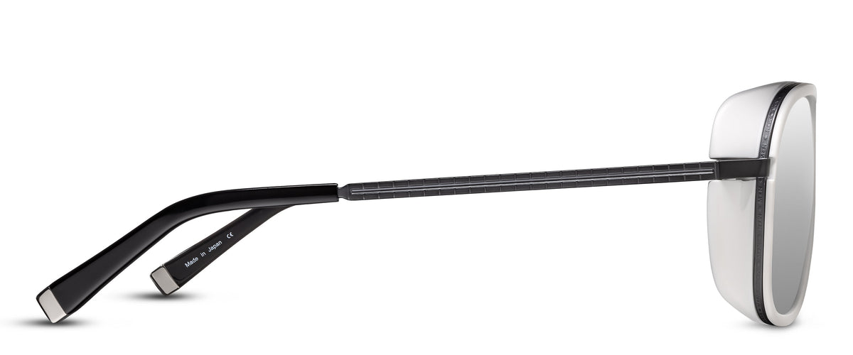 Matsuda M3023 Matte Black - Matte White profil