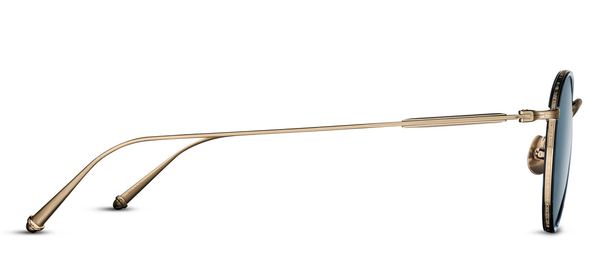 Matsuda M3085-I Brushed Gold - Navy profil