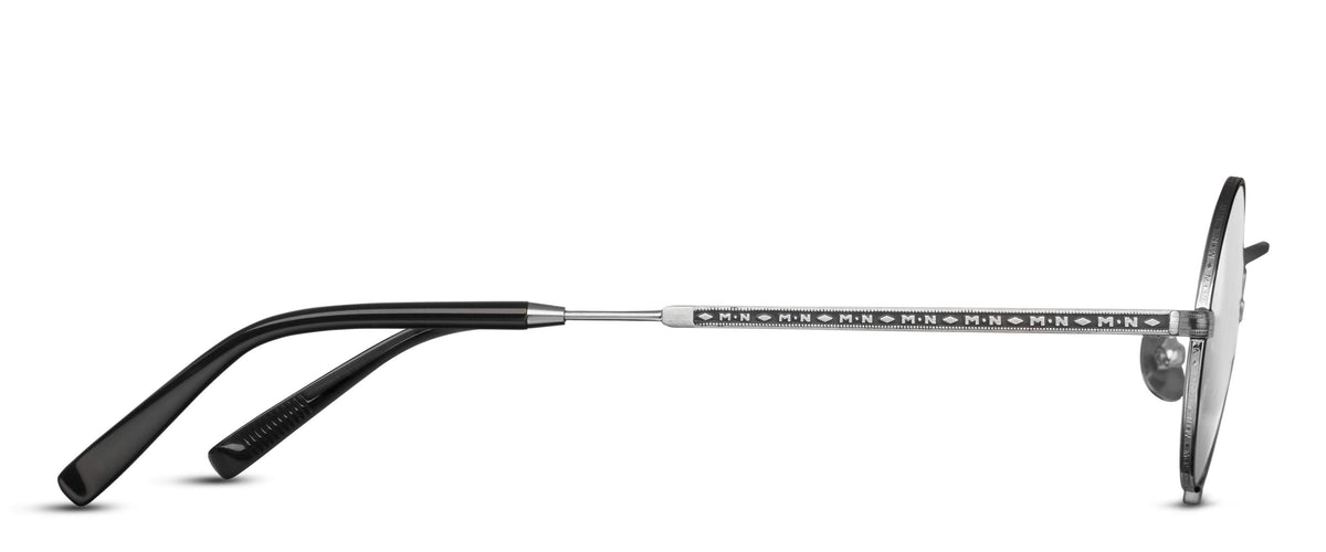 Matsuda 10103H Palladium White - Matte Black profil