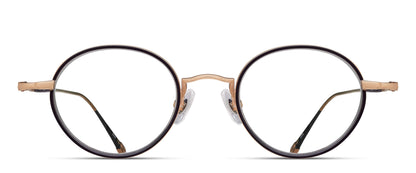 Matsuda 10189H-I Matte Rose Gold - Matte Black