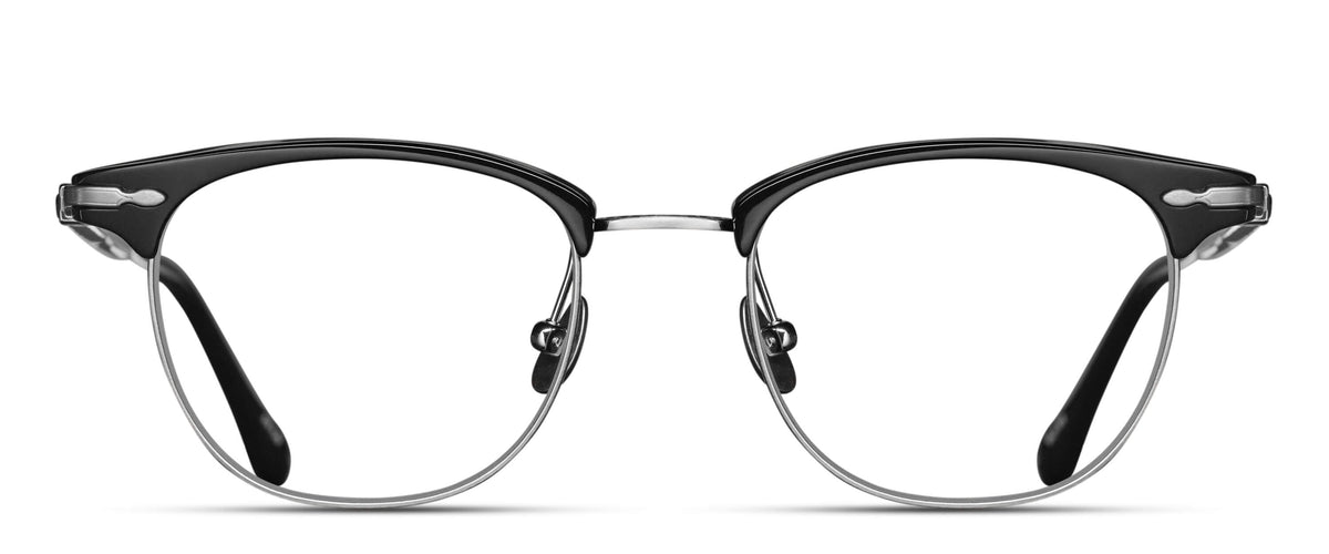 Matsuda M2048 Black - Brushed Silver