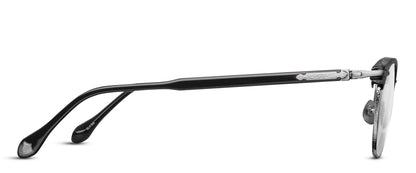 Matsuda M2048 Black - Brushed Silver profil