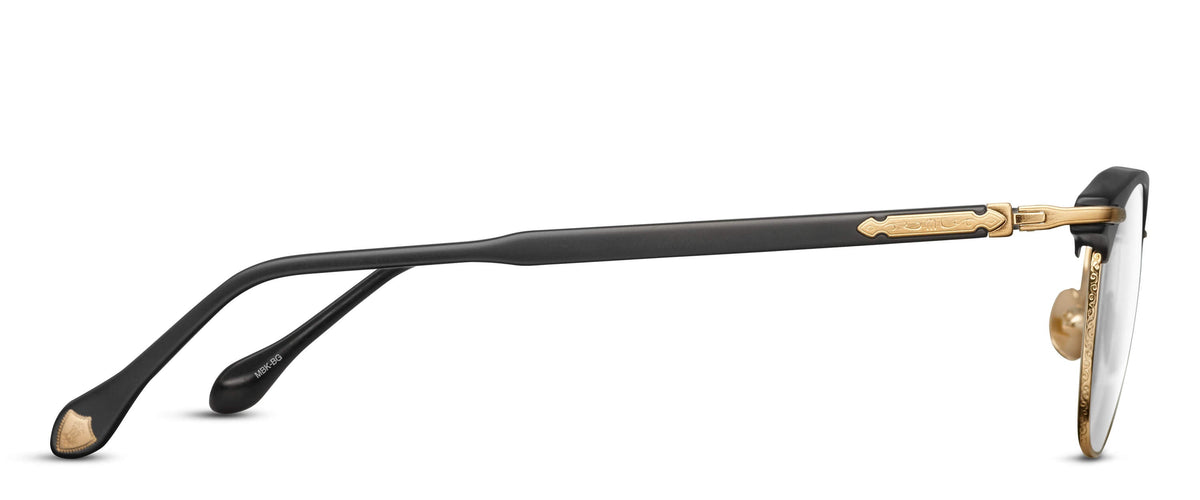 Matsuda M2048 Matte Black - Brushed Gold profil