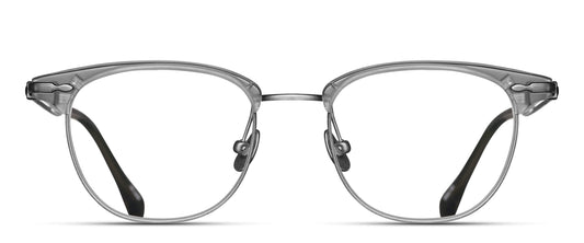 Matsuda M2048 Matte Grey Crystal - Antique Silver