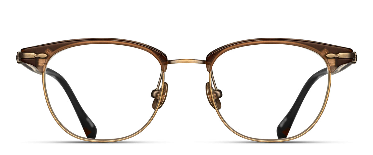 Matsuda M2048 Matte Taupe - Antique Gold
