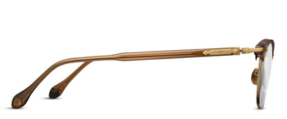 Matsuda M2048 Matte Taupe - Antique Gold profil