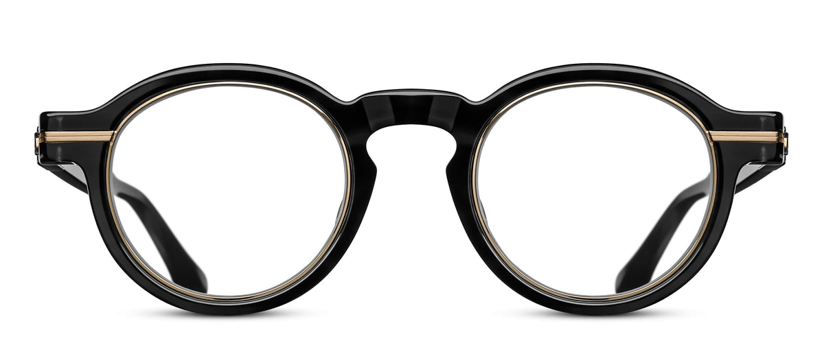 Matsuda M2050 Black - Brushed Gold