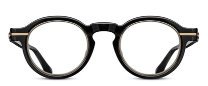 Matsuda M2050 Black - Brushed Gold