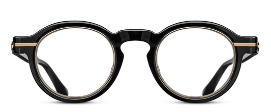 Matsuda M2050 Black - Brushed Gold