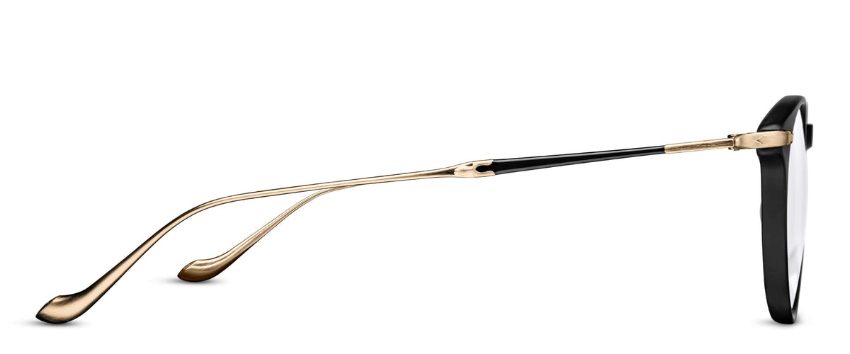 Matsuda M2056 Matte Black - Brushed Gold profil