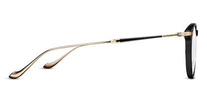 Matsuda M2056 Matte Black - Brushed Gold profil