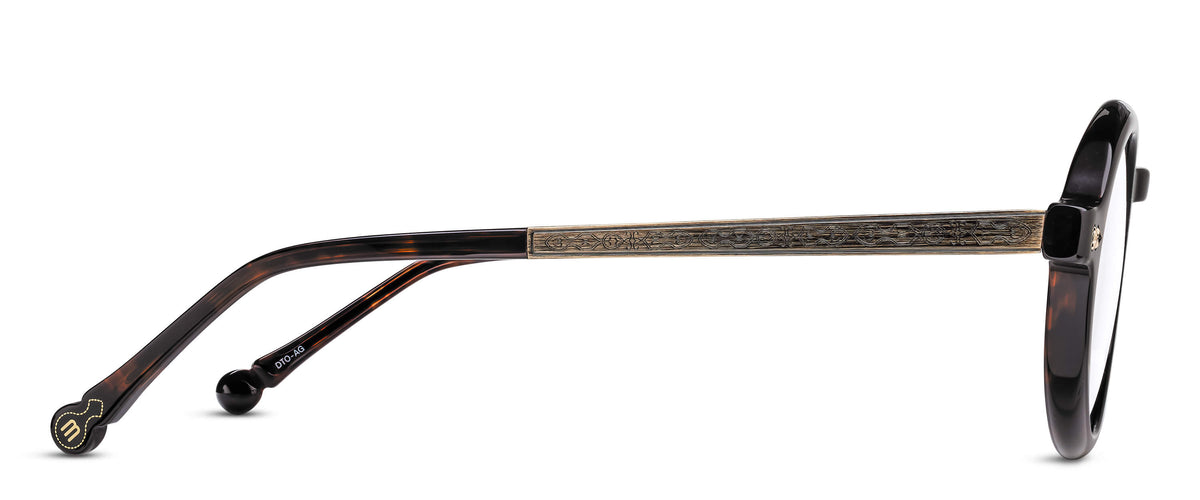 Matsuda M2067 Dark Tortoise - Antique Gold profil
