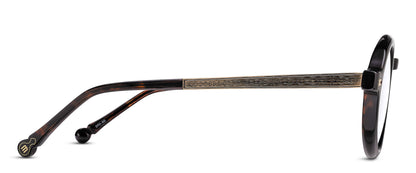 Matsuda M2067 Dark Tortoise - Antique Gold profil