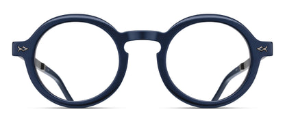 Matsuda M2067 Matte Navy - Antique Silver
