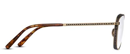 Matsuda M3101 Antique Gold - Dark Brown profil