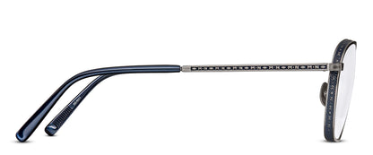 Matsuda M3101 Antique Silver - Navy profil