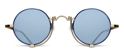 Matsuda 10601H Brushed Gold - Navy