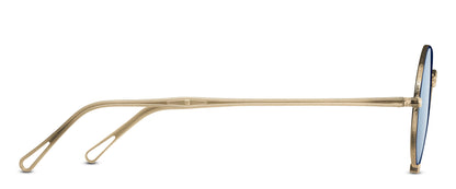 Matsuda 10601H Brushed Gold - Navy profil