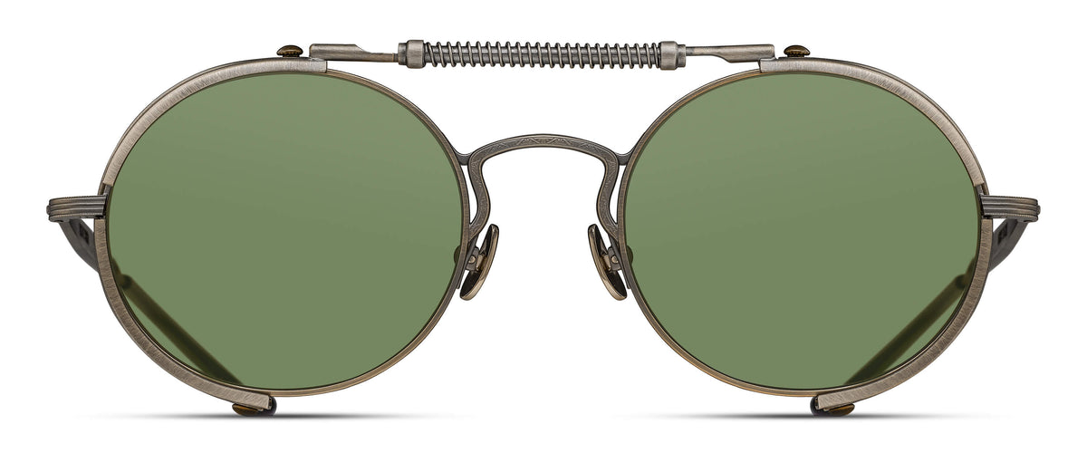 Matsuda 2809H-V2 Antique Gold - Bottle Green