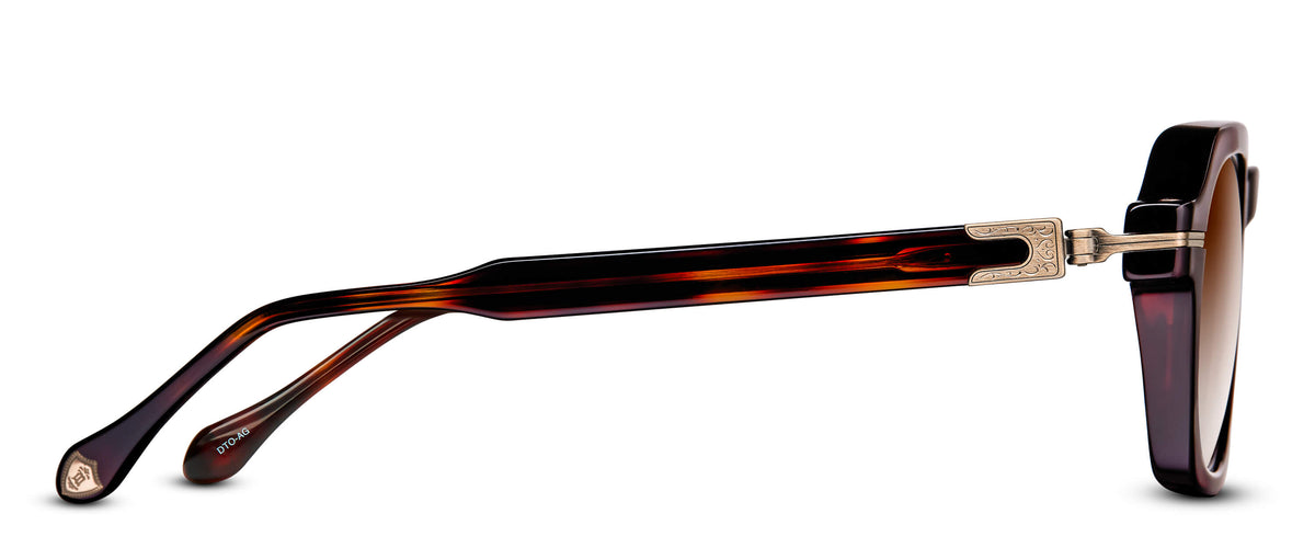 Matsuda M2055 Dark Tortoise - Antique Gold profil