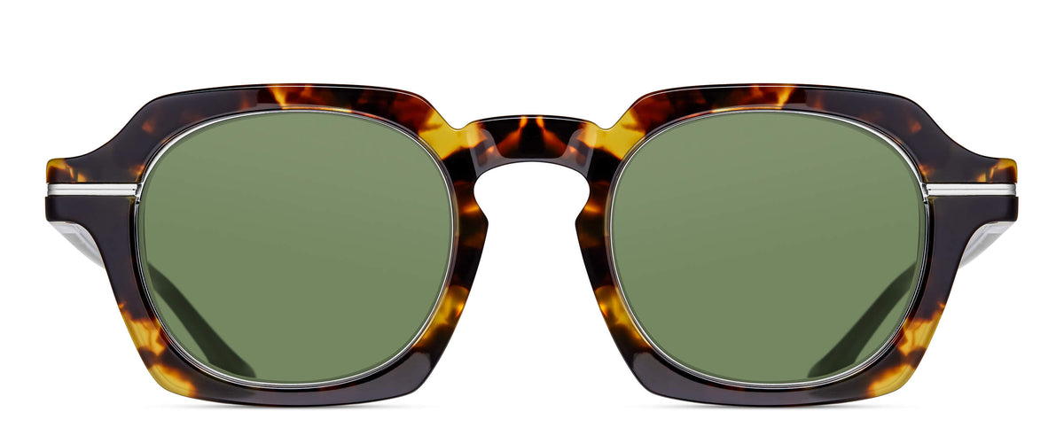 Matsuda M2055 Tokyo Tortoise - Brushed Silver