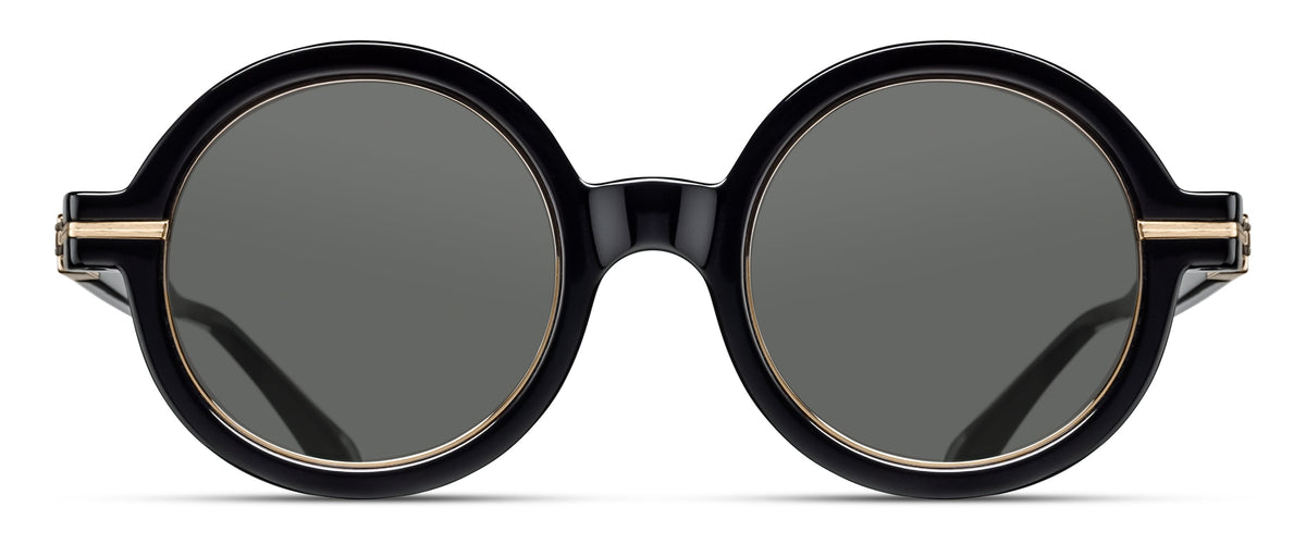 Matsuda M2059 Black - Brushed Gold