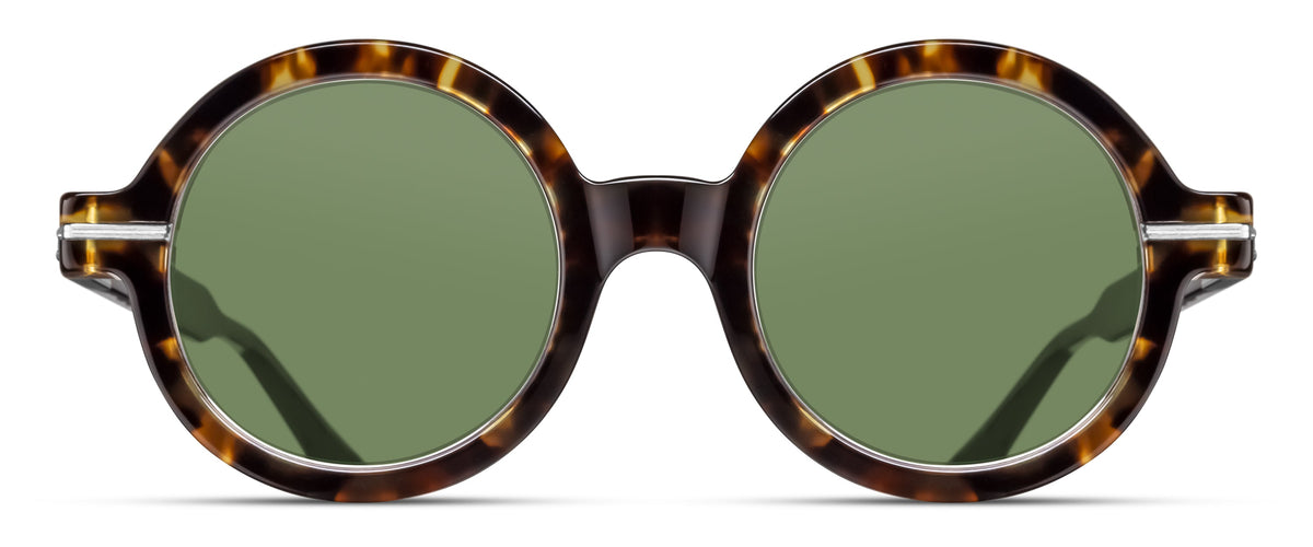 Matsuda M2059 Tokyo Tortoise - Brushed Silver