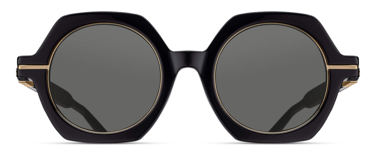 Matsuda M2072 Black - Brushed Gold