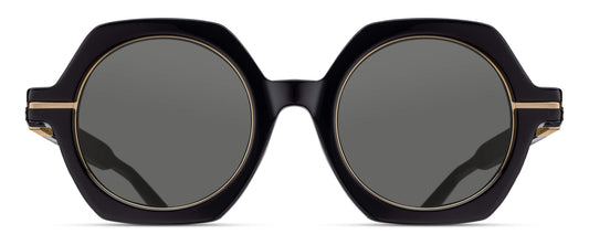 Matsuda M2072 Black - Brushed Gold