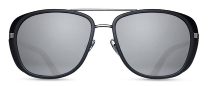 Matsuda M3023 Antique Silver - Matte Black