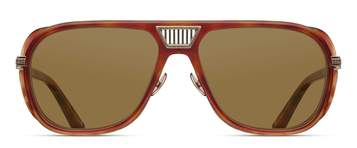 Matsuda M3023-V2 Antique Gold - Matte Demi