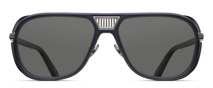Matsuda M3023-V2 Antique Silver - Matte Black