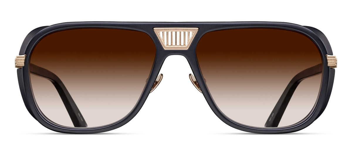 Matsuda M3023-V2 Matte Gold - Matte Black