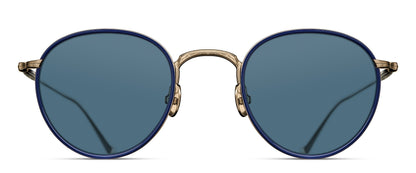 Matsuda M3085-I Brushed Gold - Navy