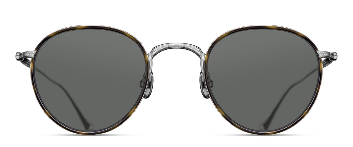 Matsuda M3085-I Brushed Silver - Khaki Tortoise