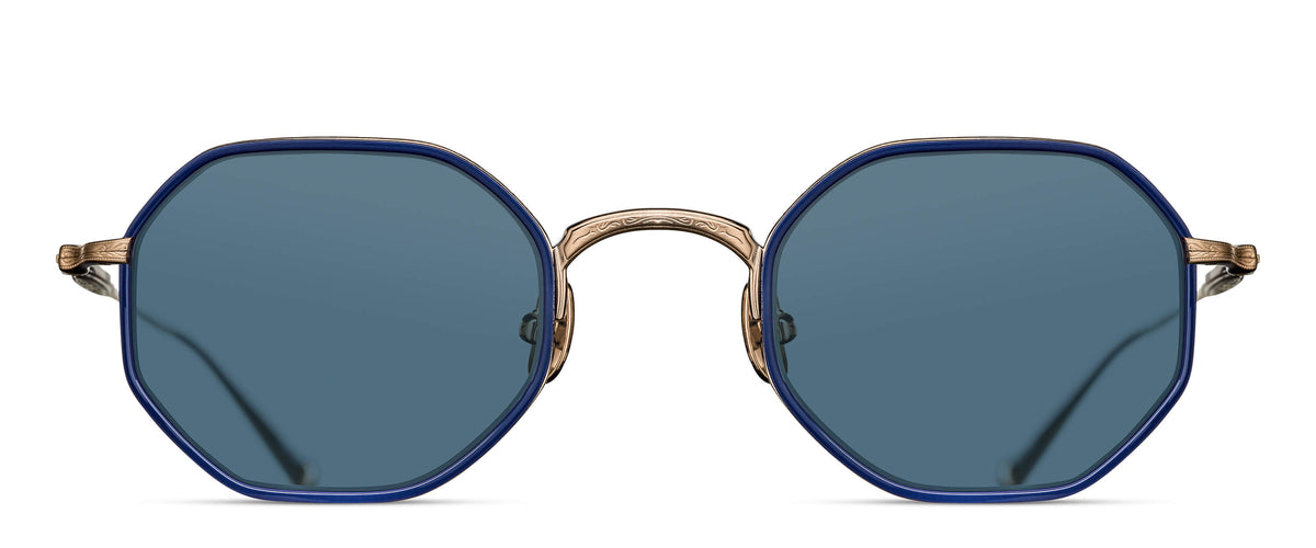 Matsuda M3086-I Brushed Gold - Navy