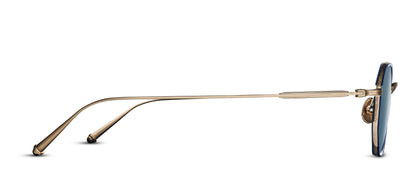 Matsuda M3086-I Brushed Gold - Navy profil